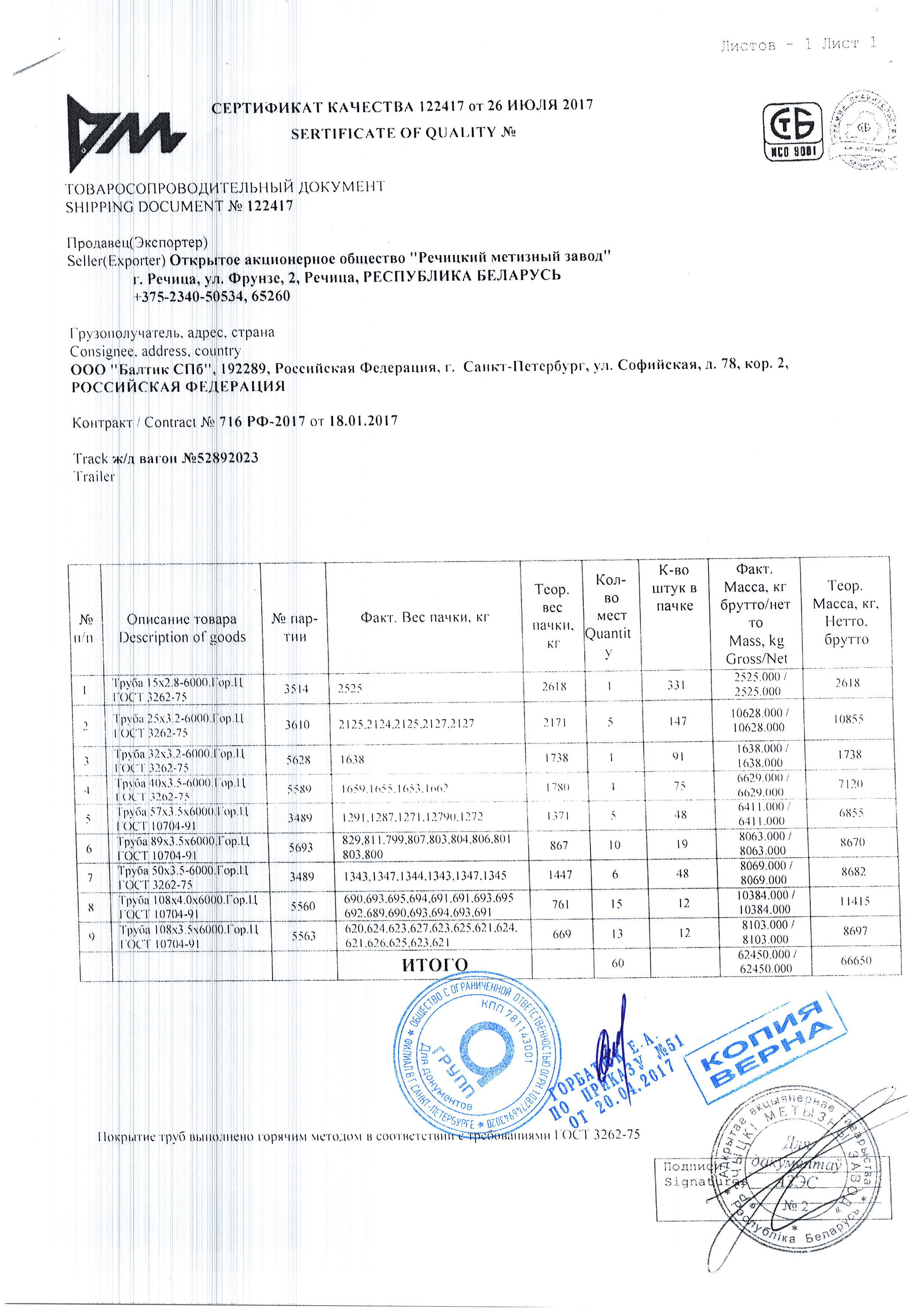 Труба стальная электросварная оцинкованная 57х3,5 мм 3 м — купить в ...